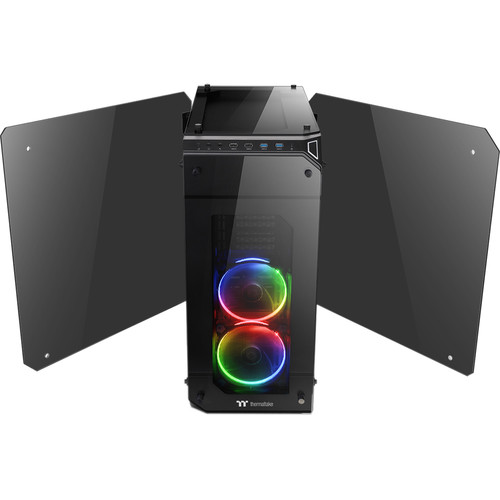 Thermaltake View 71 Tempered Glass Edition Full-Tower Case (Black, RGB LEDs)