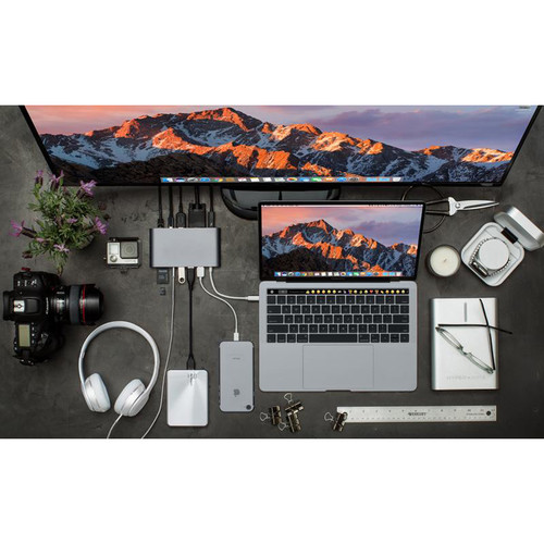 HYPER HyperDrive Ultimate 11 Port USB 3.0 Type-C Hub (Silver)