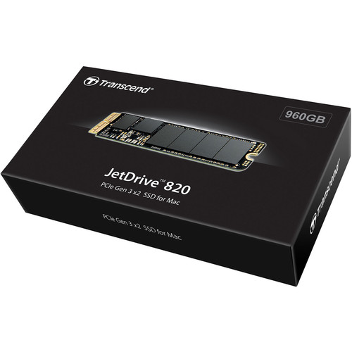 Transcend 960GB JetDrive 820 PCIe Gen3 x2 SSD