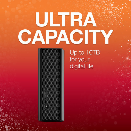 Seagate 10TB Backup Plus USB 3.0 External Hard Drive with USB Hub