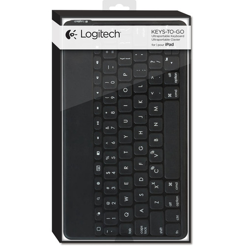 Logitech KEYS-TO-GO Wireless Keyboard (Black)