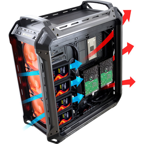 COUGAR Panzer Max Full-Tower Gaming Case (Acrylic Window)