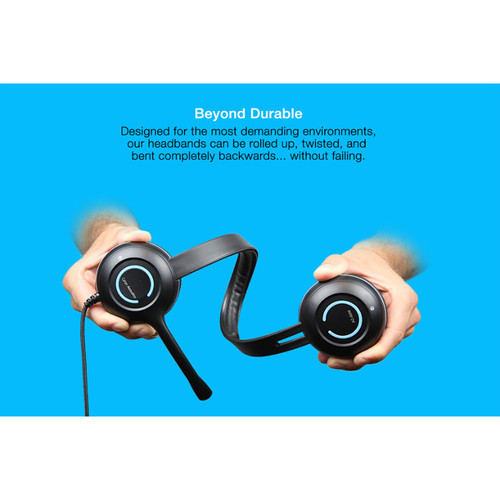 Cyber Acoustics AC-5008 Stereo Headset with USB Type-A Connector