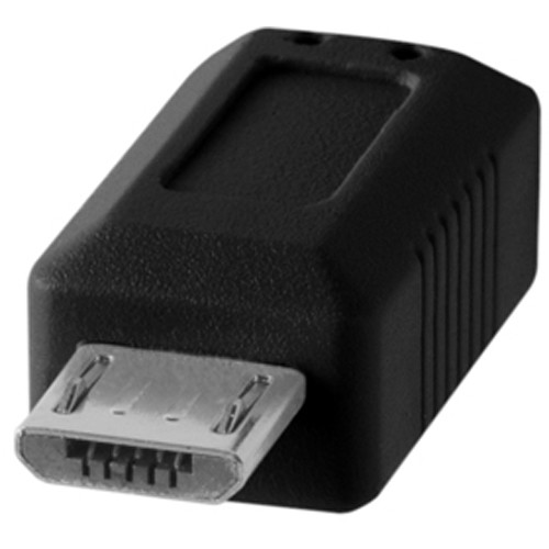 Tether Tools TetherPro USB Type-C Male to 5-Pin Micro-USB 2.0 Type-B Male Cable (15', Black)