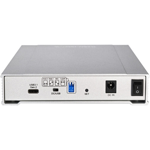 Oyen Digital MiniPro RAID V3 10TB 2-Bay USB 3.1 Type-C RAID Array (2 x 5TB)