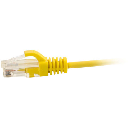 C2G RJ45 Male to RJ45 Male Slim Cat 6 Patch Cable (10', Yellow)