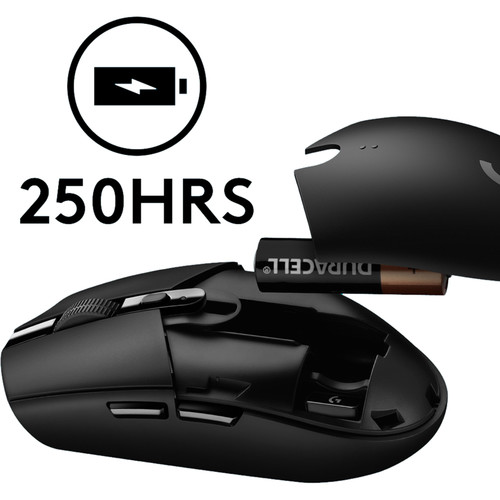 Logitech G G305 LIGHTSPEED Wireless Mouse (Black)