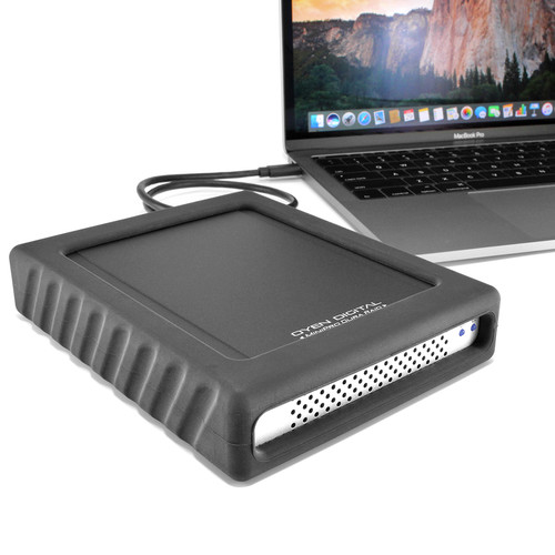 Oyen Digital 8TB MiniPro Dura USB Type-C RAID Hard Drive (2 x 4TB)
