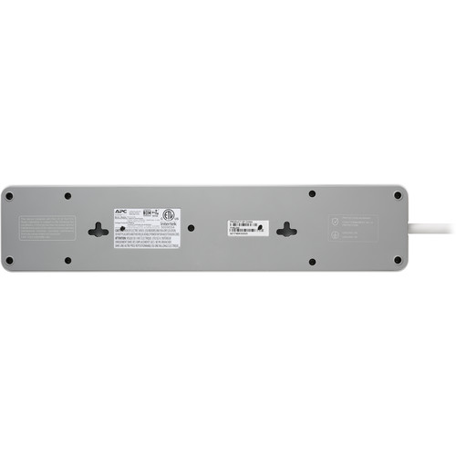 APC Home Office SurgeArrest 12-Outlet Surge Protector with USB Charging (6', 120V, White)