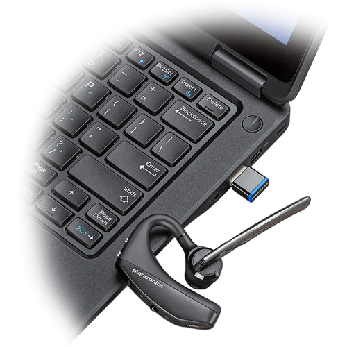 Plantronics Voyager 5200 UC Bluetooth Headset System with USB Type-A Adapter
