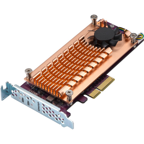 QNAP Quad M.2 2280 PCIe Gen3 x8 NVMe SSD Expansion Card