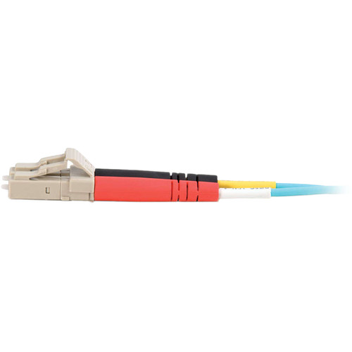 C2G LC Male to SC Male 10GB 50/125 Fiber Optic Cable OM3 (23', Aqua)