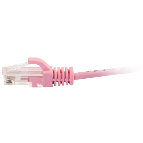 C2G RJ45 Male to RJ45 Male Slim Cat 6 Patch Cable (10', Pink)