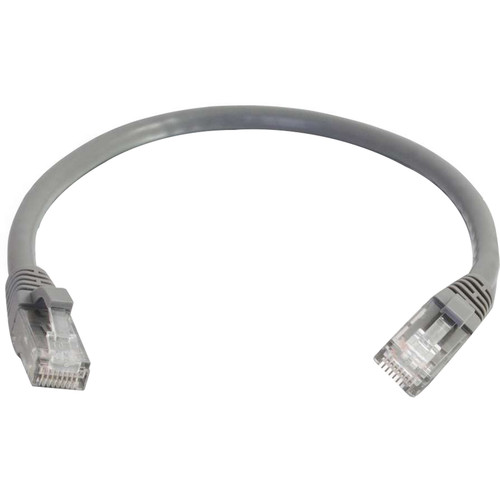 C2G RJ45 Male to RJ45 Male Cat 6 Snagless Patch Cable (8', Gray)
