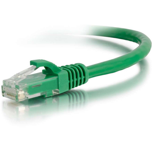 C2G RJ45 Male to RJ45 Male Cat 6 Snagless Patch Cable (12', Green)