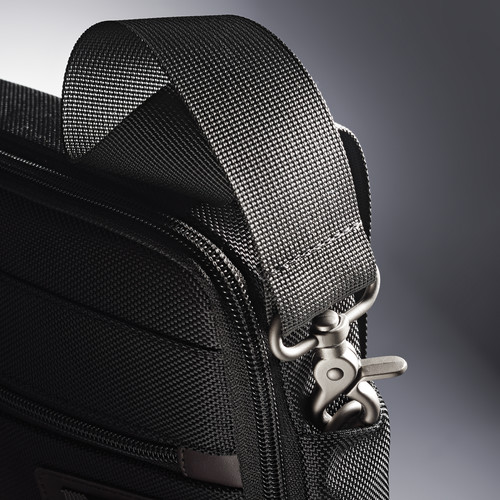 Samsonite Kombi Slim Brief Briefcase (Black/Brown)