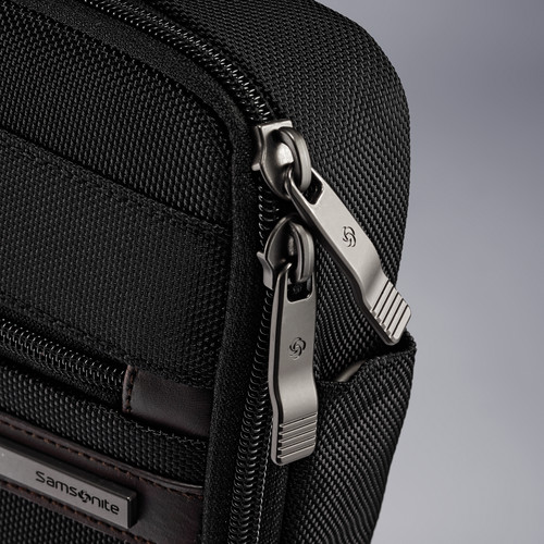Samsonite Kombi Slim Brief Briefcase (Black/Brown)