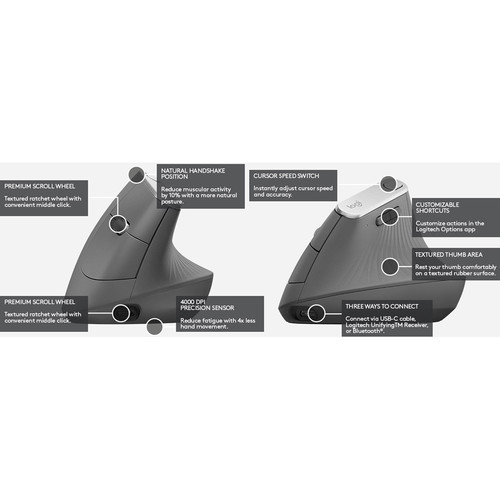 Logitech MX Vertical Advanced Ergonomic Mouse