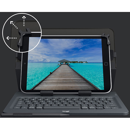 Logitech Universal Folio Keyboard Case for 9 to 10