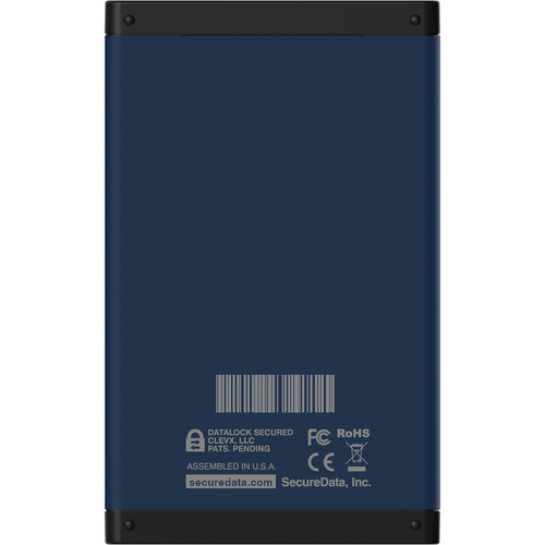 SecureData SecureDrive BT 2TB Encrypted SSD with Bluetooth Authentication