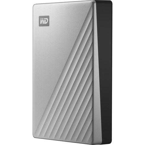 WD 4TB My Passport Ultra USB 3.0 Type-C External Hard Drive (Silver)