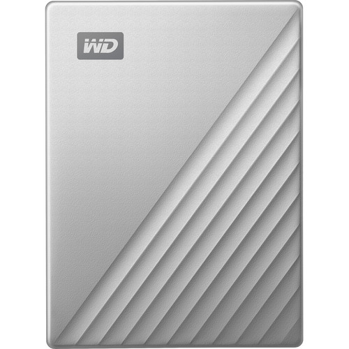 WD 4TB My Passport Ultra USB 3.0 Type-C External Hard Drive (Silver)