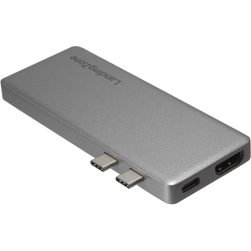 LandingZone USB Type-C Hub for MacBook Pro (Gray)