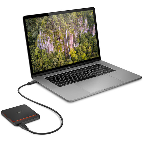 LaCie 500GB Portable USB 3.1 Gen 2 Type-C External SSD
