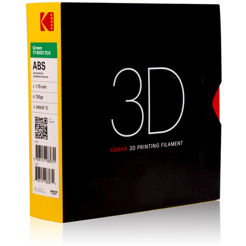 Kodak 1.75mm ABS Filament (750g, Green)