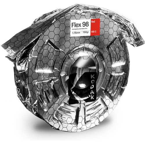 Kodak 1.75mm TPU Flex 98 Filament (750g, Red)