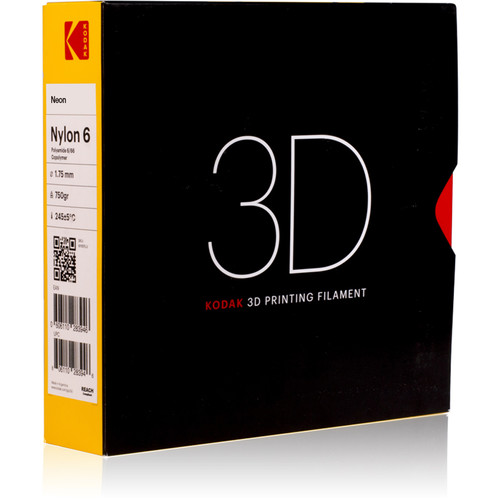 Kodak 1.75mm Nylon 6 Filament (750g, FLUO)