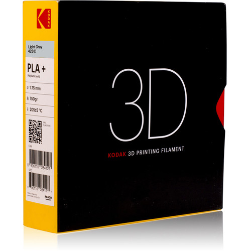 Kodak 1.75mm PLA+ Filament (750g, Light Gray)