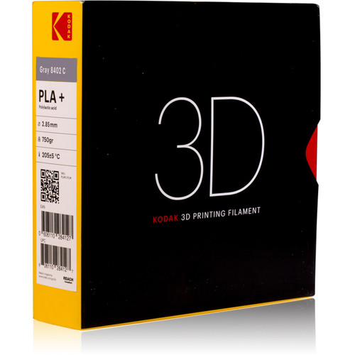 Kodak 2.85mm PLA+ Filament (750g, Gray)