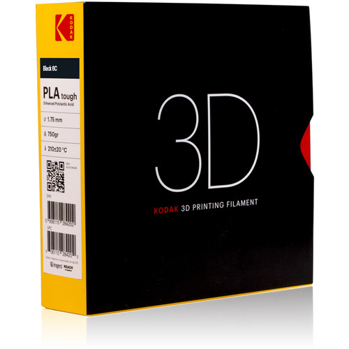 Kodak 1.75mm PLA Tough Filament (750g, Black)