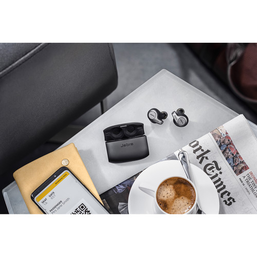 Jabra Evolve 65t UC Wireless Earbuds (Titanium Black)