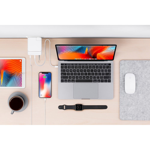 HYPER HyperDrive USB-C Hub for Apple 61W USB Type-C Power Adapter