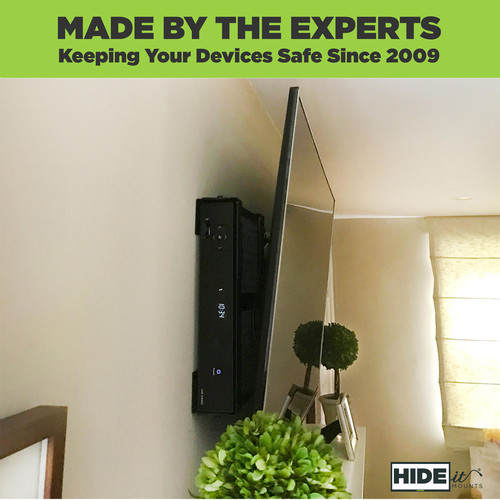 HIDEit Mounts Adjustable Wall Mount for Large Device (Black)