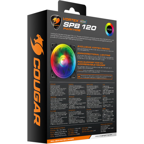 COUGAR Vortex RGB SPB 120mm PWM Fan