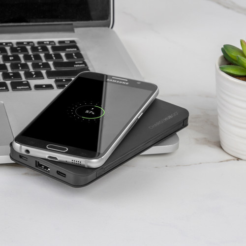 ChargeHub Go+ Wireless Power Bank with Charging Cables