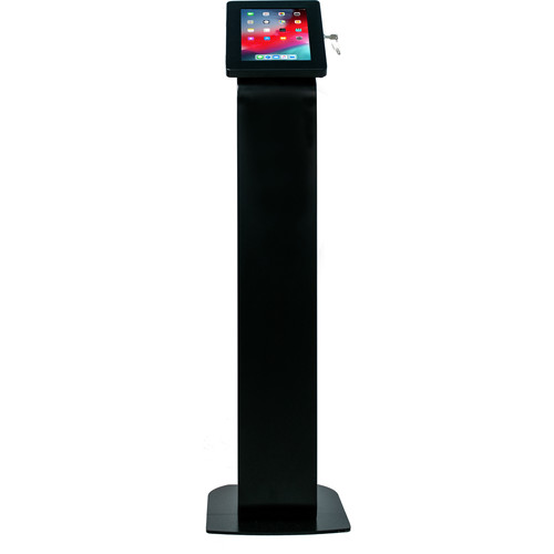 CTA Digital Premium Locking Floor Stand Kiosk (Black)