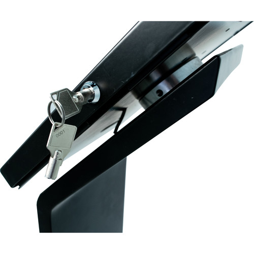 CTA Digital Premium Locking Floor Stand Kiosk (Black)