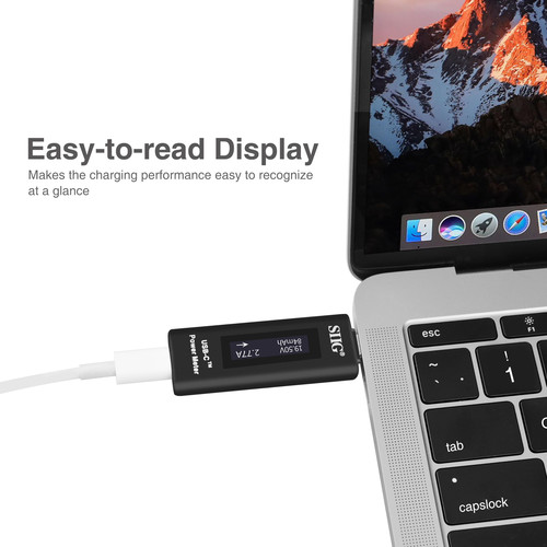 SIIG USB Type-C Power Meter Tester with Digital Indicator