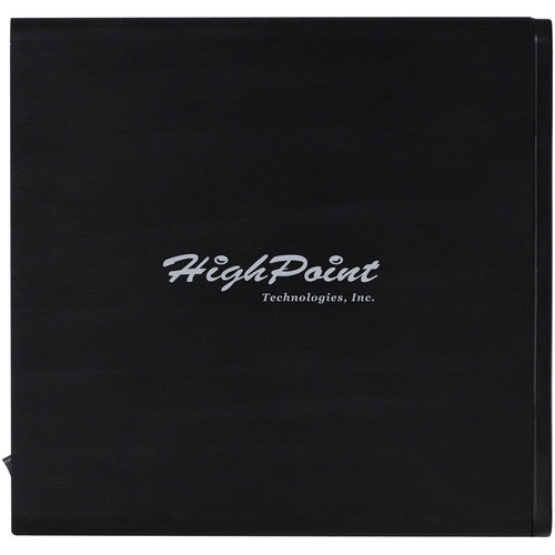 HighPoint RocketStor 6314B 4-Bay Thunderbolt 2 RAID Enclosure with Thunderbolt 3 Adapter