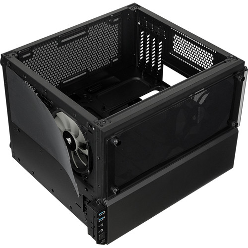 Corsair Crystal Series 280X Tempered Glass Micro-ATX Mid-Tower Case (Black)