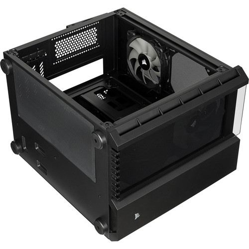 Corsair Crystal Series 280X Tempered Glass Micro-ATX Mid-Tower Case (Black)