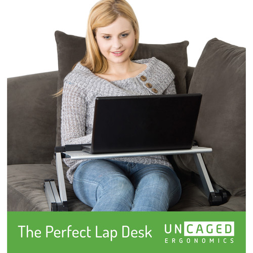 Uncaged Ergonomics WorkEZ Cool Laptop Stand (Silver)