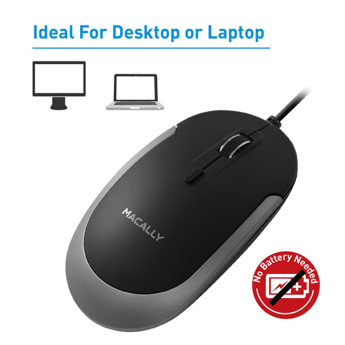 Macally USB Type-C Optical Mouse