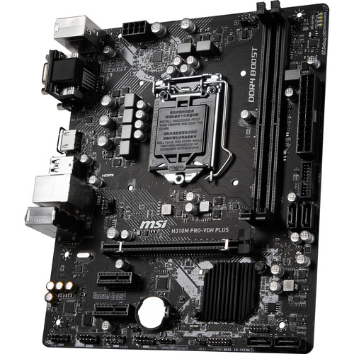 MSI H310M PRO-VDH PLUS LGA 1151 Micro-ATX Motherboard