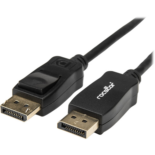 Rocstor DisplayPort 1.2 Cable with Latches (6')