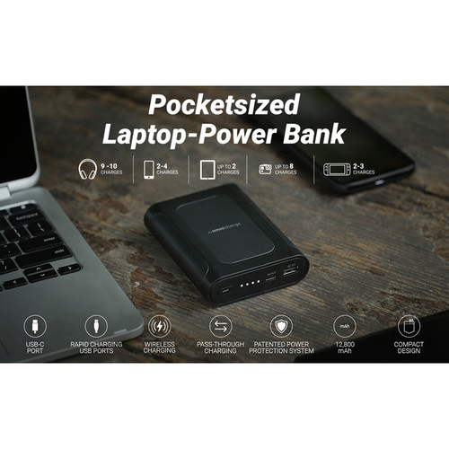 omnicharge Omni Mobile 12800mAH PRO Pocket-Sized Laptop Power Bank